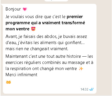 Témoignage WhatsApp 2