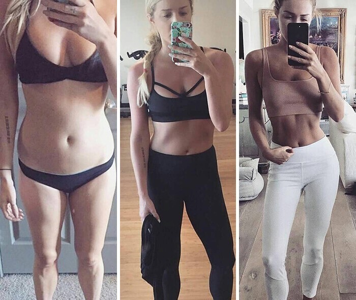 Transformation avant après 8