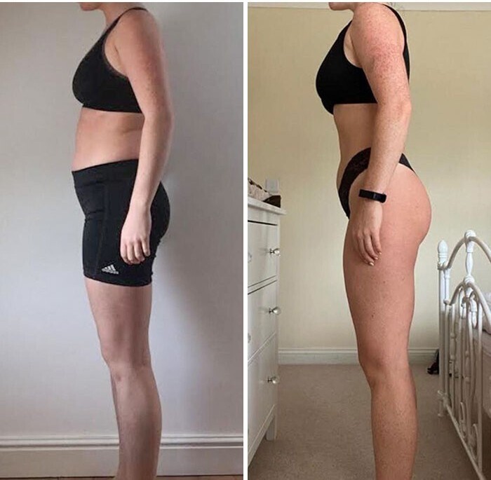 Transformation avant après 2